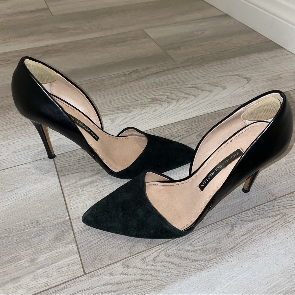 French connection D’orsay black heels